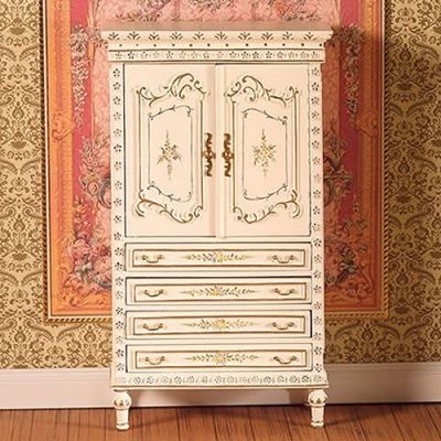 Hand-painted Armoire Cabinet                                