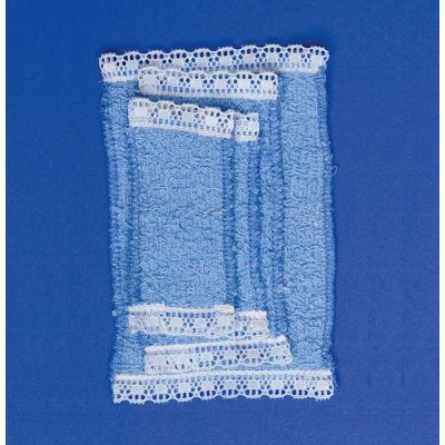 Blue Towel Set, 4 pcs                                       