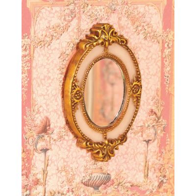 Ornate Oval Mirror (PR)                                     