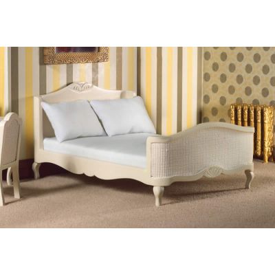 French-style Cream Double Bed                               