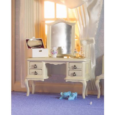 French-style Cream Dressing Table                           