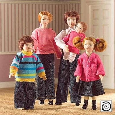 Family of Five Dolls                                        