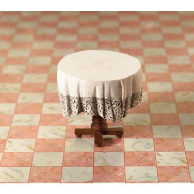 Small Table with Draped Table Cloth (PR)                    
