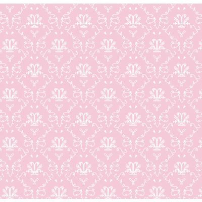 Rose French Toile Wallpaper (A2 size)
