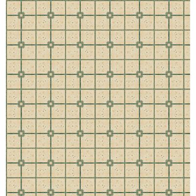 Green & Beige Tile Paper (A2 size)