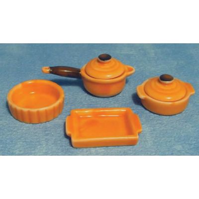 Orange Kitchen Set