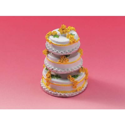 Yellow Wedding Cake