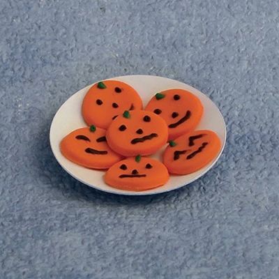 Halloween Cookies on Plate