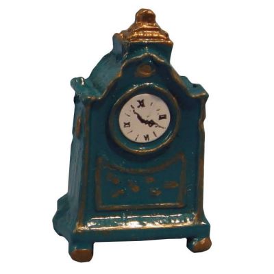 Blue Mantel Clock