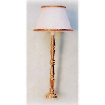 Standard Lamp Wood/Brass