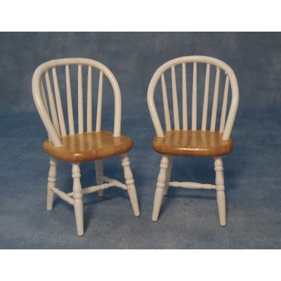 White & Pine Kitchen Chair pk2