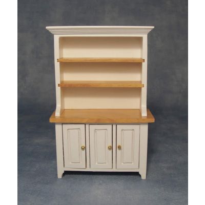 White & Pine Kitchen Dresser