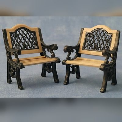Garden Chairs, 2pcs