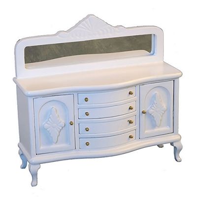 Buffet Side Table White