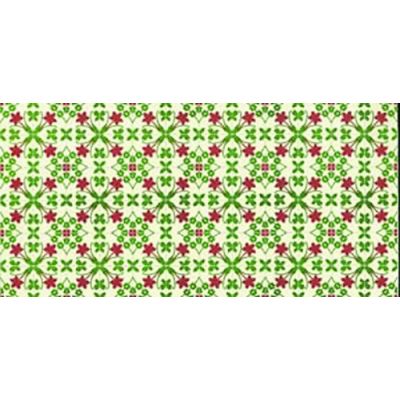 Green/Brown Floral Pattern 