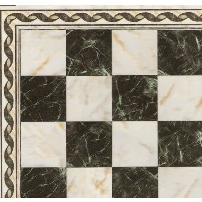 Black & White Marble Tile Card
