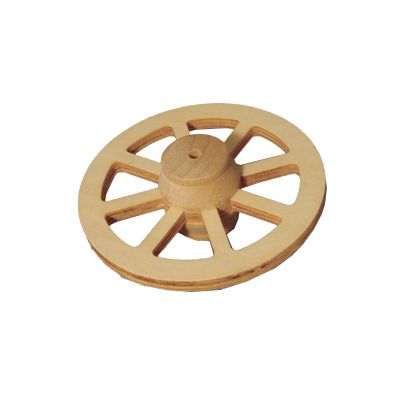 77mm Wooden Wagon Wheel