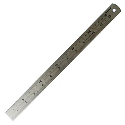 30cm(12") Steel rule
