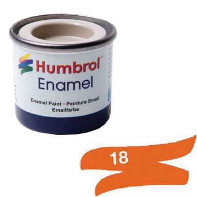 14 ml gloss orange enamel Humbrol