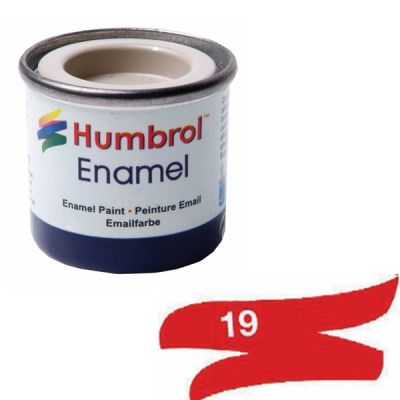 14 ml Gloss bright red enamel Humbrol