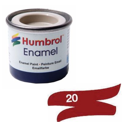 14 ml Gloss crimson enamel Humbrol