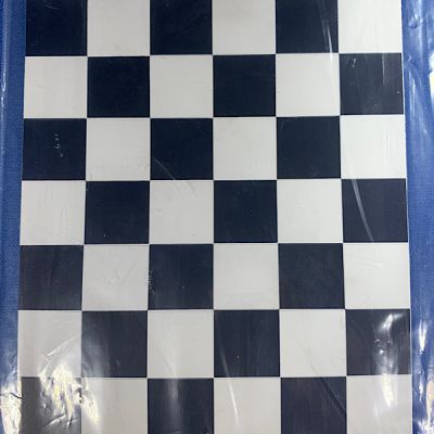 Black White Tile Sheet 24 x 12cm