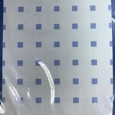 Azure Diamonte Scored Plastic Sheet