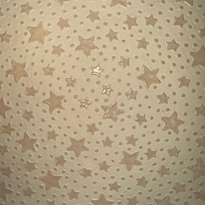 A3 Cream Stars & Dots Wallpaper