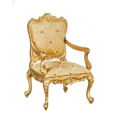 Louis XV Rococo Chair (Gold)