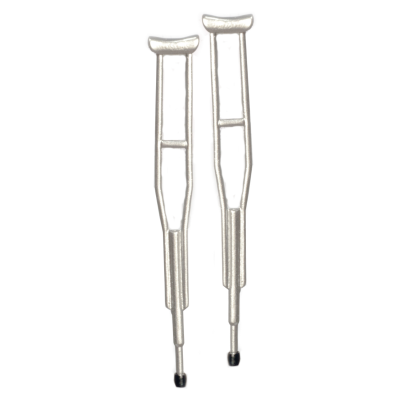 Aluminium Set of Crutches