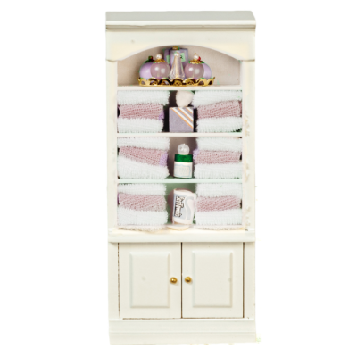 Bathroom Cupboard with Accessories Pink