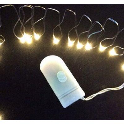 2M 20 LED Battery Fairy Lights Warm White