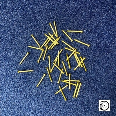 Brass Pins (14mm), small pk of approx 40.