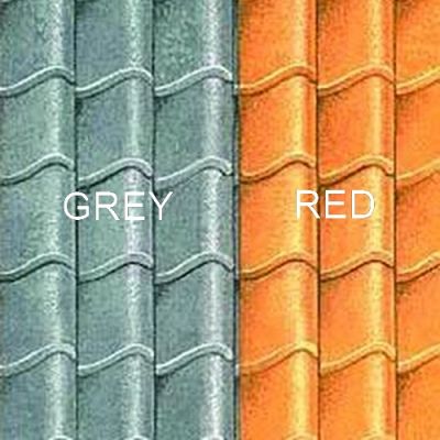 Red Pantile Roof Paper A3