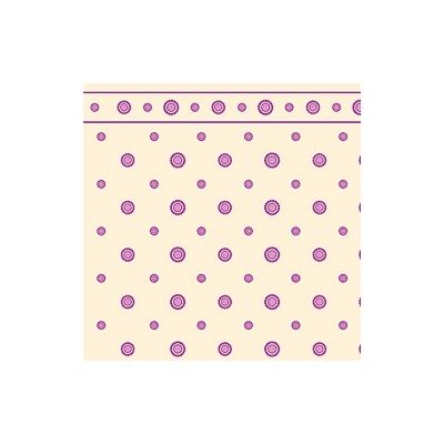 Plum & Cream Dahlia Wallpaper                                   