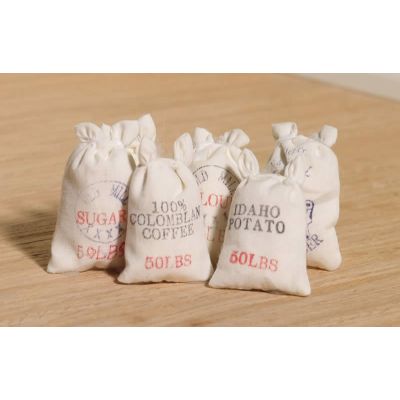 Sacks of Flour & Grain, 6 pcs                               