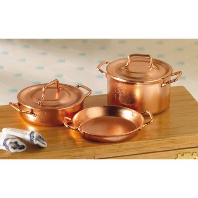 Two Casseroles & Skillet                                    