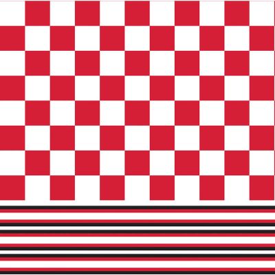 Red & White Tile Paper                                      