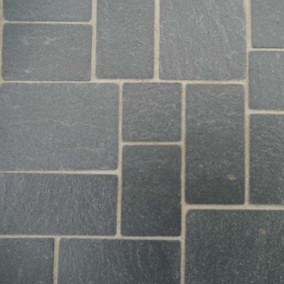 Real Slate Squared Random Flagstones - Large Pack