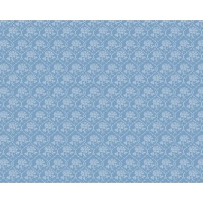 Blue Rose Pattern Wallpaper (A2 size)                        