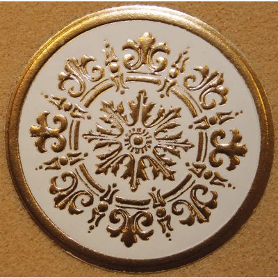 Floral Embossed 'Gold' Ceiling Rose                         