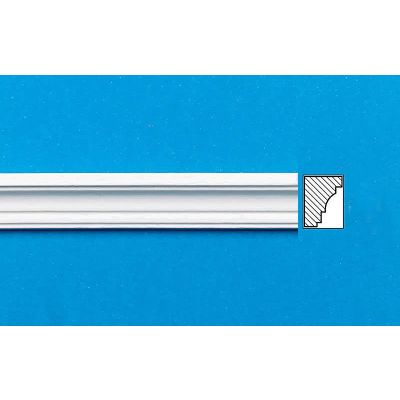 White Painted Cornice, 6 pcs cut square, 450mm long                        