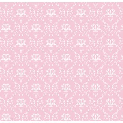 Rose French Toile Wallpaper (A2 size)