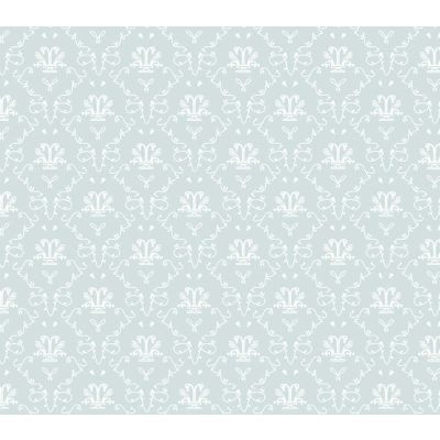 Bleu French Toile Wallpaper (A2 size)