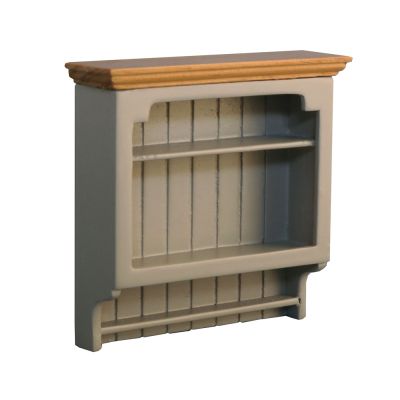 Grey/Pine Shaker Style Wall Shelves