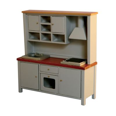 Grey/Pine All-in-One Kitchen