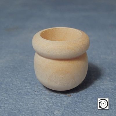 Wooden Honey Pot 2cm pk2                                     