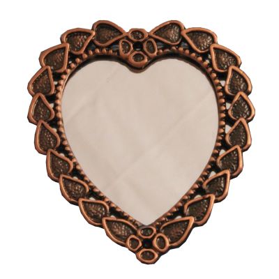 Heart Brass Mirror
