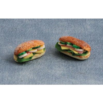 2 Sub Sandwiches