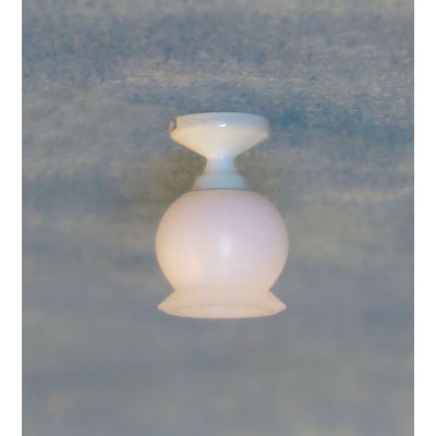 White Coolie Ceiling Light
